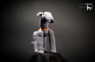 Cute sighthounds in wool. Entirely handmade by Valeria. A nice gift idea or  to be collected or simp