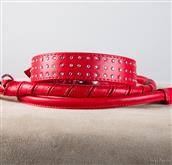 Soft collars made with fine Italian Leathers. A storm of stones makes these collars luxury and preyo