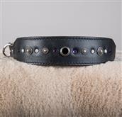 This is our Classic line of collars for greyhound, tall, enveloping and extremely comfortable and re