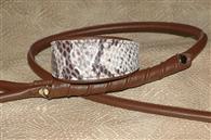 Soft collars, made with fine Italian Leathers.
If you love reptile printed leathers this will be yo